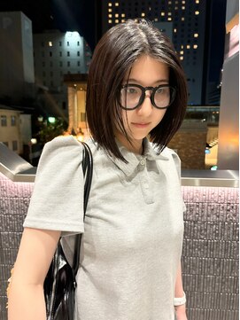 スニュウ(snuw) 【snuw_hotaru】地毛風カラータッセルボブ似合わせカット