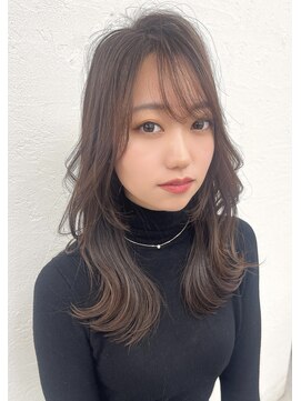 オーロ 池田店(ORO) 20代30代40代50代ボブルフネビージュ小顔ワンレンショート