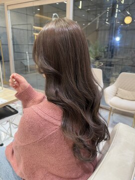 ゼスト フィーノ(ZEST fino) 【橋本姫奈】髪質改善カラーで透明感オリーブベージュ