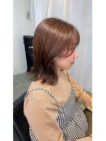 スイート ヘアデザイン(Suite HAIR DESIGN) 赤みなしベージュブラウン × 顔周りレイヤーで軽やかに♪