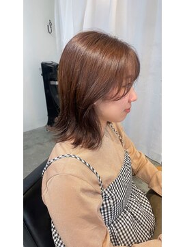 スイート ヘアデザイン(Suite HAIR DESIGN) 赤みなしベージュブラウン × 顔周りレイヤーで軽やかに♪
