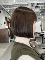 アオゾラヘアーカミノウラ(AOZORA HAIR kaminoura)&nbsp;タッセルボブ 髪質改善 ストレートスタイル スタイルング簡単