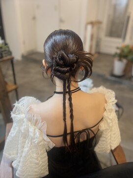 スリー(three) ヘアセット ヘアアレンジ カチモリヘア