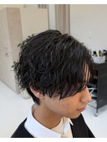 ラ ポルト ドゥ サワ(La Porte de SAWA)&nbsp;長野市美容室/シャドウパーマ×センターパート