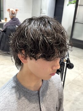 テテ風パーマ/ルーズパーマ/シャドウパーマ/メンズパーマ
