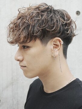 フィフス 神南(fifth) 渋谷メンズパーマシャドウパーマ緩め波巻きパーマッシュウルフ◆