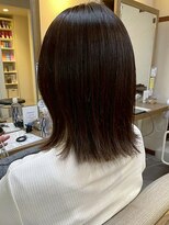 ヘアリゾート粋 ウナム 新宿東口店(enam)&nbsp;透明感/ダークブラウン/艶髪/ミディアム