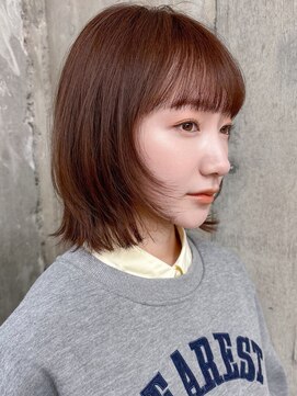 ガーデン 銀座(GARDEN) ボブレイヤー レイヤー 顔周りレイヤー 前髪 透明感カラー