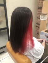 美粧 ほそや お花茶屋本店&nbsp;インナーカラー/レイヤー/レッド/赤髪