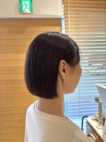 オーガニックエコ 川越(organic+eco)&nbsp;20代30代/ミニボブ/チョコレートブラウン/小顔カット/艶髪