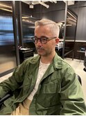 セットが簡単大人ビジネス七三分け/白金台