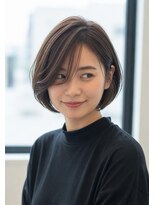 ユニット 蕨西口店(UNIT)&nbsp;ショートボブ髪型20代30代40代50代丸顔面長蕨