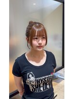 マティス 室見店(MATISSE)&nbsp;韓国風おくれ毛お団子ヘア