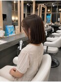 大人美人ワンレン内巻きボブ