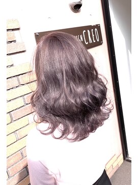 ヘアーデザイン クレオ(CREO) ラベンダーグレー