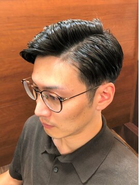 ケースタイル ヘアスタジオ 神保町店(K STYLE HAIR STUDIO) 七三/2ブロック/バーバースタイル/ダウンパーマ/スーツ/ビジネス