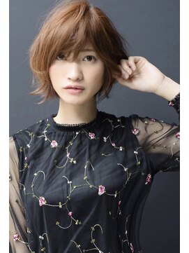 グランアージュ 錦糸町(grandage) ナチュラルボブ×フェザーバング×ボブウルフ 20代30代40代s１