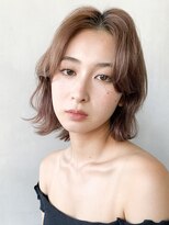 アイティーバイアルバム 藤沢店(IT by ALBUM)&nbsp;外ハネくびれボブ_メルティカラーくびれヘア_28757