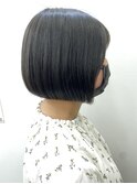 顎ライン丸みボブ