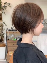 ビュー フクオカ(VIEW FUKUOKA)&nbsp;似合わせカットアースカラーのショートボブ
