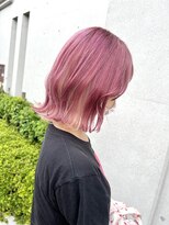 シモキタジャムズ&nbsp;ピンク×ホワイトベージュ＊デザインカラー/ハイトーン