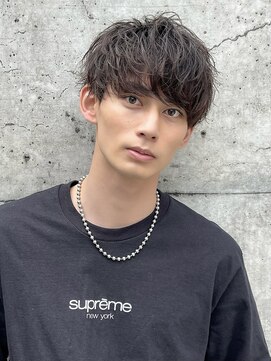 アーリー(Ali'i) ソフトツイストパーマ刈り上げマッシュショートレイヤーウルフ