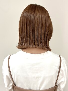 トレス(TRESS) 外ハネボブ 長めボブ ワンレングスボブ 原宿 表参道 渋谷