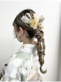 《sheer /氏家》＃ツイン編み込みアレンジ＃卒業式