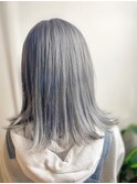 #ハイライト #グレイ #ブリーチ