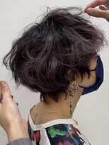 ベック(BECK)&nbsp;バイオレットベージュのアシンメトリーヘア