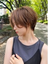 ロンドエニカ 大宮(Lond enika)&nbsp;lond惇平　大人ガーリーショートグレージュカラープリカール