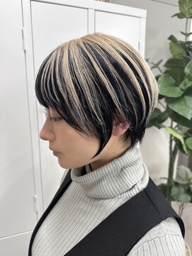 ヌークバイラヴェスト 四日市(neuk by lovest) ショート×アンブレラカラー