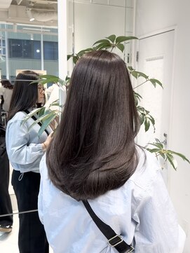 ザックギンザ(ZACC ginza) 縮毛矯正で艶髪/毛流れレイヤーカット