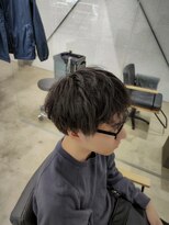 ビーヒアナウ N゜03 金沢駅西店(BE HERE NOW) メンズマッシュ/ニュアンスパーマ/束感