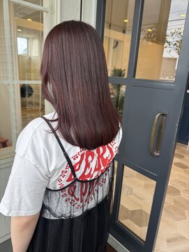 ラグ バイ シゲルカットクラブ 神田久志本店(lag) ピンクブラウンカラー