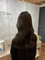 ジーナ 船橋(Zina)&nbsp;髪質改善＊ロングレイヤーグレーベージュ＊美髪【Zina船橋】