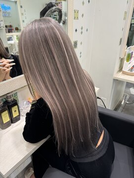 ラピス 池袋(Lapis) グレージュ×ピンクハイライト