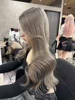 ラピス 大阪心斎橋店(Lapis)&nbsp;ハイトーン×エクステ(グレージュ)