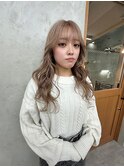 ブリーチ透明感ヌーディベージュ