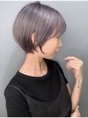 【morio】浦和　ハイトーン　紫　丸み　ショート♪