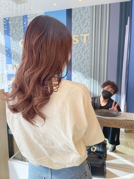 コワファースト 大分(COIFF1RST) ニュアンスカラー!ふわっとピンクベージュ