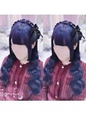 編みカチュサイドお団子