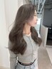 ＊学割U24限定＊【ワンランク上の透明感に◎】カット＋Wカラー￥16,000