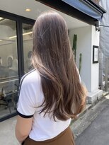 フラム 渋谷(flamme)&nbsp;〇ブリーチ1回でつくるブラウンベージュ