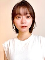 セイドット オモテサンドウ(Say. omotesando) Say.ショートボブチェリーブラウンチェリーレッド細めハイライト