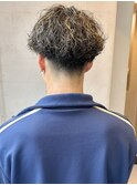 波巻き/スパイラル/無造作/マッシュ/メンズ