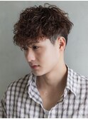 20代30代40代スペインカール/ニュアンスパーマ/ダークアッシュ