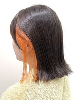 リル 茅ヶ崎(Liru:) くびれヘア/アプリコットオレンジ/夏のヘアアレンジ/茅ヶ崎駅