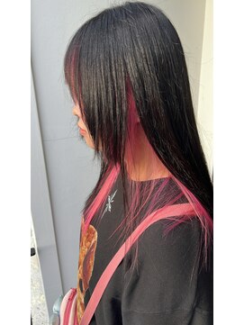 ヘアスタジオ アルス 御池店(hair Studio A.R.S) 10代20代オススメピンクインナーカラー