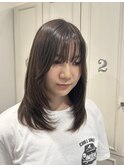 レイヤーカット　赤み消しカラー